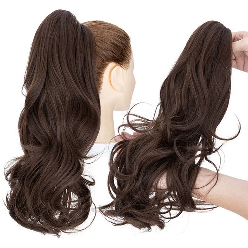 Thick Hair Ponytail Clip In Natural Claw On Pony Tail Hair Extensions AS Human - Picture 30 of 77