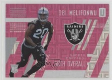 2017 Panini Unparalleled Class of Rookie Pink 222/299 Obi Melifonwu #214 w5b