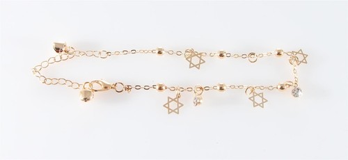 Foot Jewelry Leg Anklets Bracelets Star of David Ankle leg chain charm Jewel - 第 4/6 張圖片