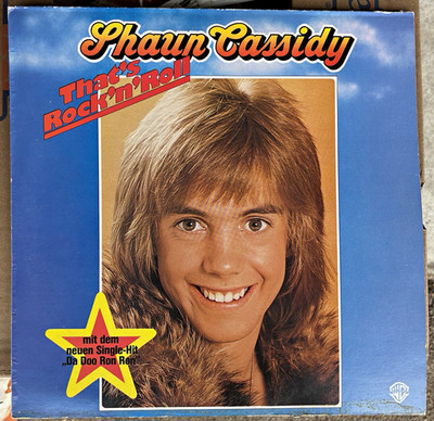 Shaun Cassidy   That's Rock 'n' Roll LP Vinyl 12'' (1977) Warner Bros.