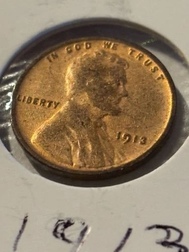 1913 wheat penny vg free shipping