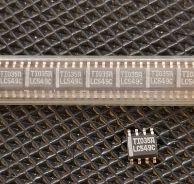 TLC549CD || Texas I. || SOIC8 || 1Channel ADC SAR 40ksps 8-bit || 3pcs