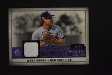 Wade Boggs 2008 SP Legendary Cuts Legendary Memorabilia Jersey Violet /50