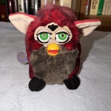Vintage Furby Red Wolf Brown Eyes Tiger Electronics