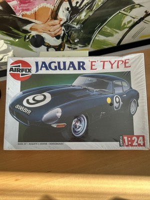 Airfix 1/24 Jaguar E Type Modellauto Bausatz.  Factory Sealed