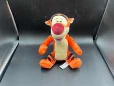 Disney Winnie the Pooh Tigger 11" Sitting Plush Stuffed Animal Orange Just Play