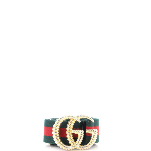 Gucci GG Torchon Web Belt Canvas Wide