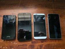 Mixed Smartphone Lot 4 pc Samsung LG Sony htc motorola Parts Repair Untested