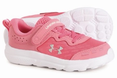 Under Armour Girls Assert 10 Super Pink & White Size 5K NEW IN BOX!