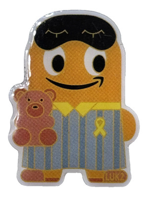 Amazon LUK2 goes gold Childhood Cancer awareness peccy Pin