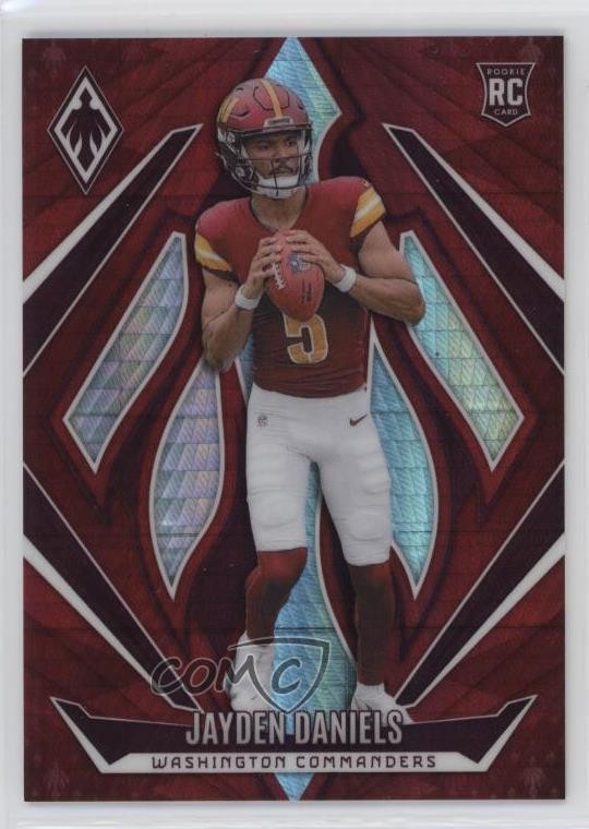 2024 Panini Phoenix Rookies Red Hyper 100/140 Jayden Daniels #198 00em