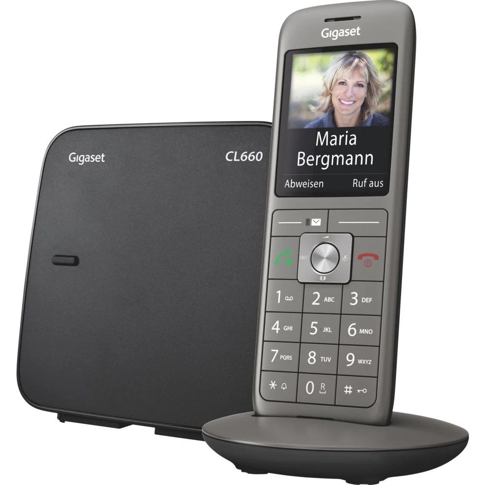 Gigaset CL660 Schnurloses Telefon Anthrazit/Schwarz