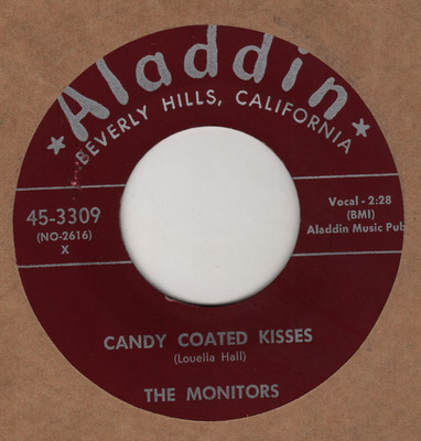 DOO-WOP ORIGINAL-   MONITORS - Candy Coated Kisses/Tonight's The Night - ALADDIN
