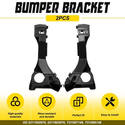 For 2003-2008 Toyota Matrix  Bumper Support Bracket Set Front Left & Right Pair