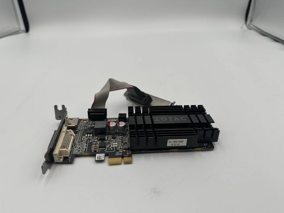 Zotac Nvidia Geforce GT 710 1 GB DDR3 PCI-E x1 Low Profile Desktop Video Card - Image 2 of 4