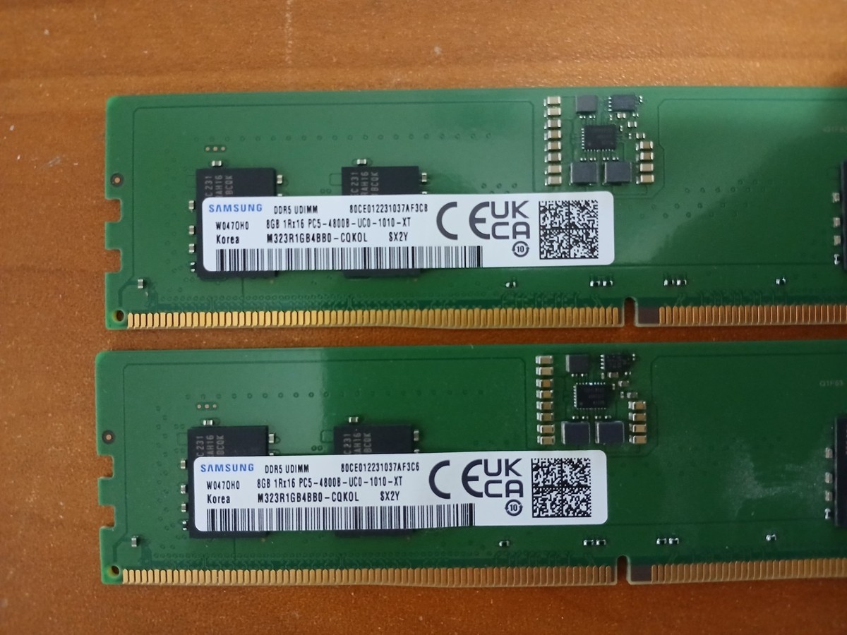 1x8GB SAMSUNG PC5-4800B DDR5 Desktop Memory Ram (M323R1GB4BB0) | eBay