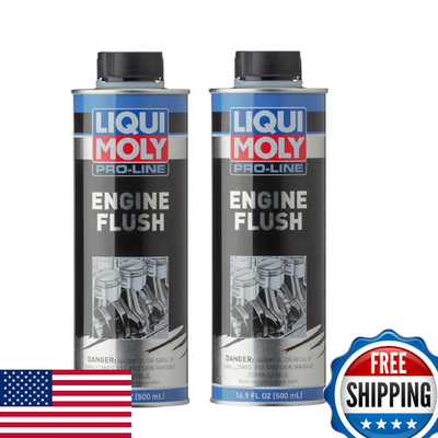 Liqui Moly Pro-Line Engine Flush (500 ML) - 2 PACK - Cleans Engine