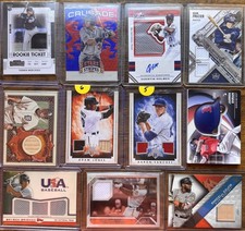 11 Card MLB Baseball Patch & Auto Lot • Sanchez /99 • Jones • Rutschman Relic