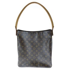Borsa a mano Louis Vuitton Monogram Looping GM marrone PVC pelle M51145 dal Giappone