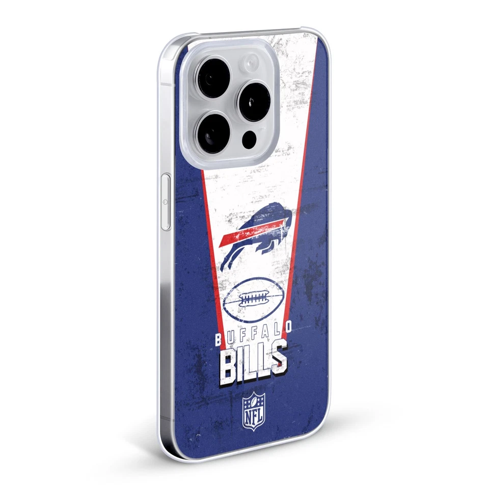 FUNDA TRASERA RÍGIDA OFICIAL NFL BUFFALO BILLS LOGO ARTE PARA TELÉFONOS APPLE iPHONE Foto 2 de 4