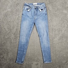 Reformation Serena High Rise Skinny Jeans Size 25 Button Fly Stretch