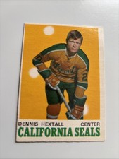 1970-71 OPC DENNIS HEXTALL # 186 SEALS