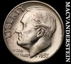1955-D Roosevelt Dime- Silver- Choice Gem Brilliant Uncirculated Luster #i8809