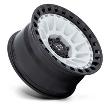 4 New 17x8.5 Black Rhino Barrage Gloss White On Matte Black 6x139.7 ET-10 Wheel