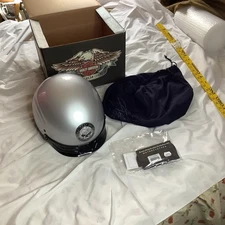 [RARE] VTG NIB GRAIL SKYLINE WMS HELMET HARLEY DAVIDSON SZ MD PEARL RHINESTONES