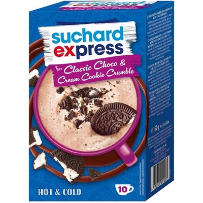 Suchard instant cocoa KAKAO Express CREAM COOKIE CRUMBLE- 1 box- FREE SHIP