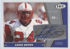 2009 SAGE Hit Auto Silver Andre Brown #A66 Auto 2l7