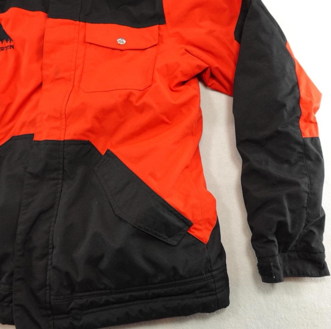 burton youth black dryride snowboard ski hood no zipper jacket