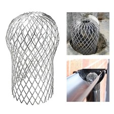 Gutter Downspout Guards 3 Inch Expandable Aluminum Filter Screen for Leaves
