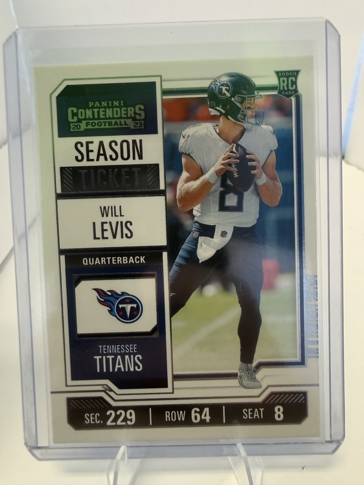 2023 PANINI CONTENDERS 97 WILL LEVIS Sports Trading Card Theixos. ONLY