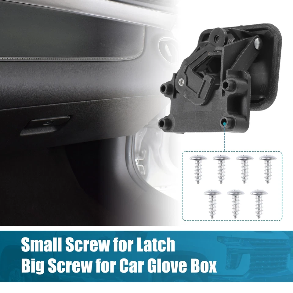 Paquete (1) Manija de bloqueo de pestillo de tapa de guantera delantera para Chevy Silverado 1500 01-07 Foto 4 de 4