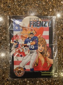 Football Frenzy Neo Geo Video Game Dog Tag SNK AES USA 1991