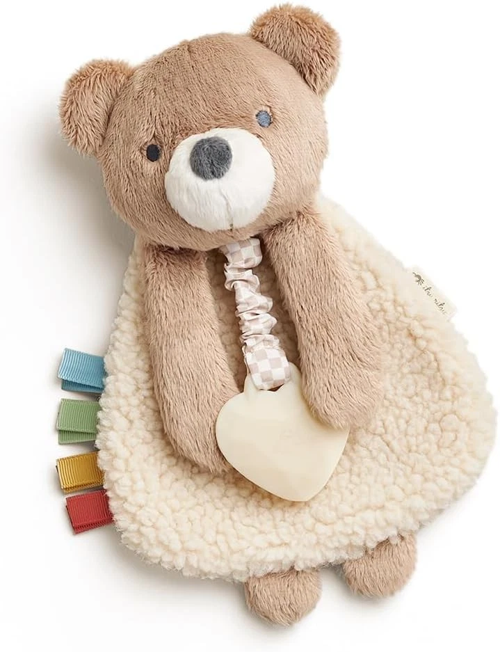 Itzy Ritzy Bear Baby Lovey Security Blanket w/ Teether Crinkle Plush Toy
Opens in a new window or ta