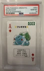 1996 POKEMON GREEN VERSION PLAYING CARDS ACE OF DIAMONDS #001 BULBASAUR PSA 10!