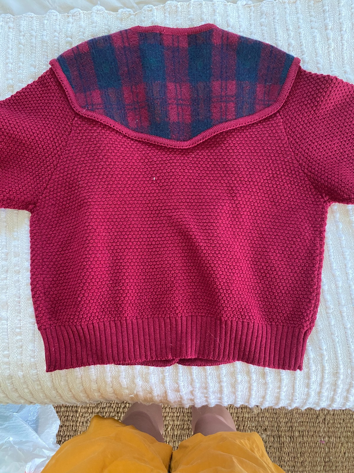 vintage pendleton classic button down sweater 100… - image 5