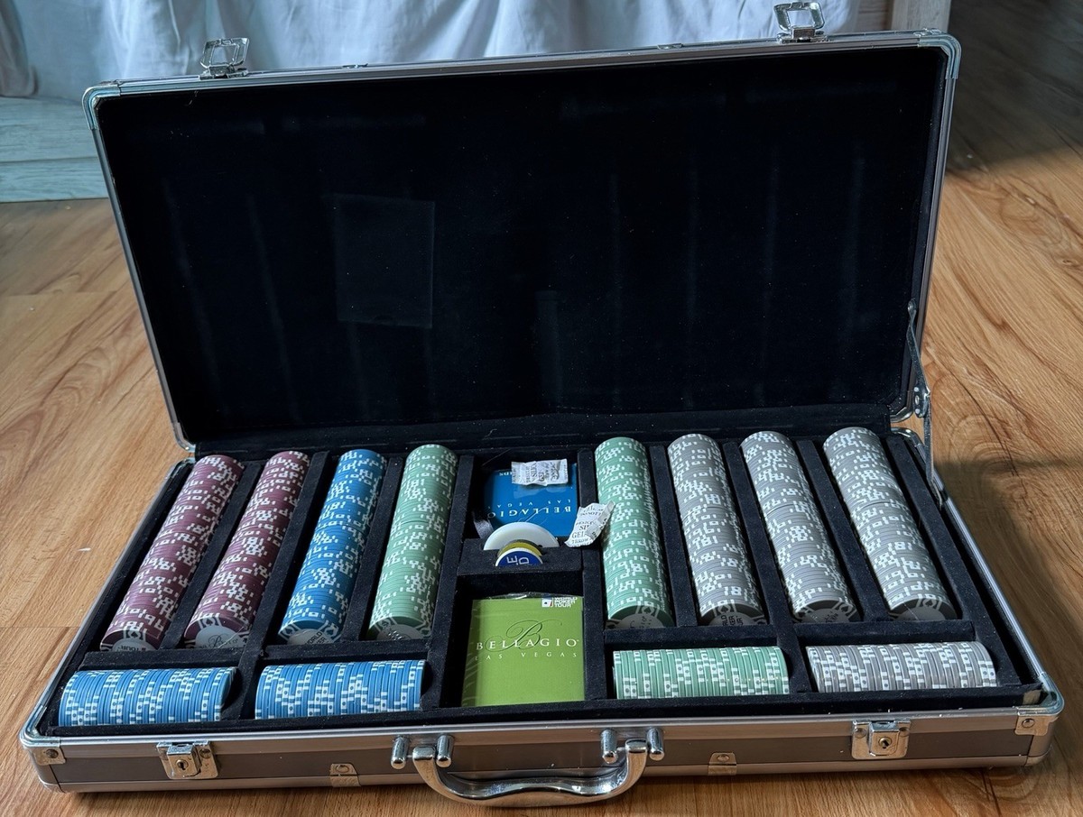 BRAND NEW! World Poker Tour WPT 500 Poker Chip Set with Aluminum