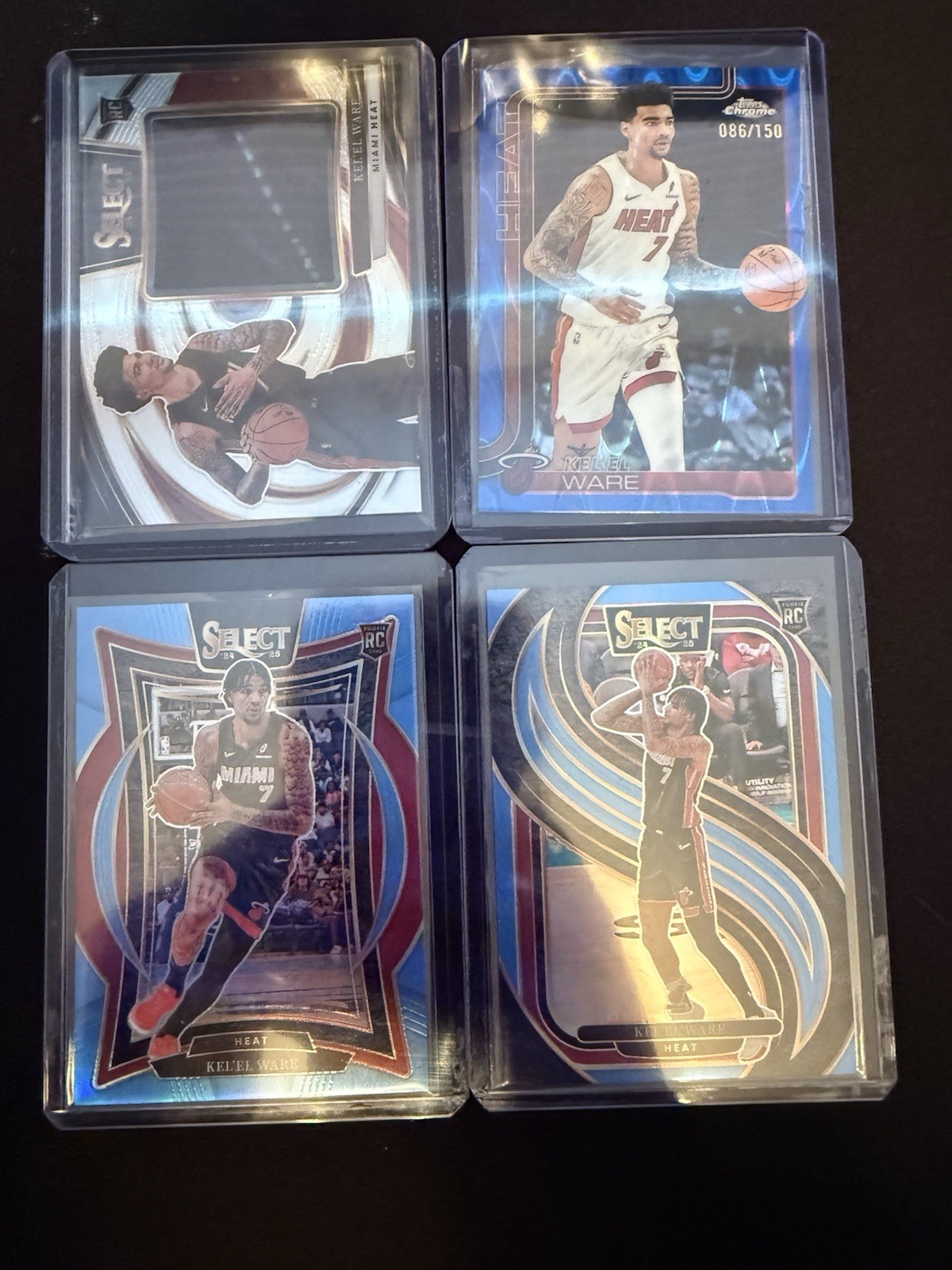 Kel’el Ware Rookie Card. Numbered And Patch Lot
