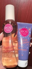 EOS Holiday Cocoa Cashmere Lotion 2.5 oz  Peppermint Cashmere Body Mist 6 oz