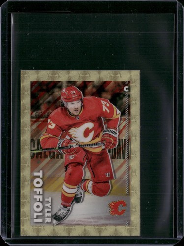 2022-23 Topps Chrome NHL Sticker Collection #79 Tyler Toffoli SuperFractors
