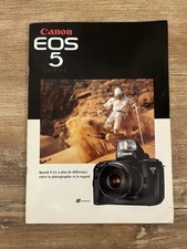 Brochure Appareil photo argentique Canon Eos 5 Ultrasonic , 1992 - 24 pages