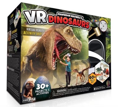 Professor Maxwell'S VR Dinosaurs - Virtual Reality Kids Science Kit, Book