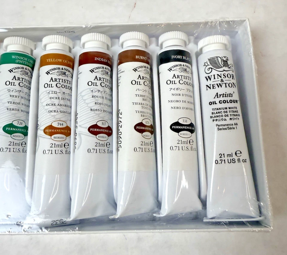 Winsor & Newton Artists Professional Oil Color Introductory Set of 10 NEW IN BOX - Image 3 of 4