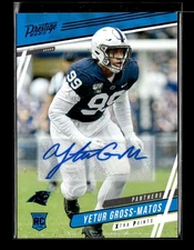 2020 Panini Prestige #298 Yetur Gross-Matos Xtra Points Signatures Blue