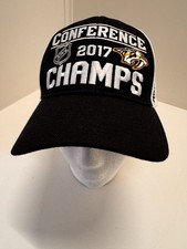 Reebok Nashville Predators 2017 Conference Champs Stanley Cup Playoffs Hat Cap