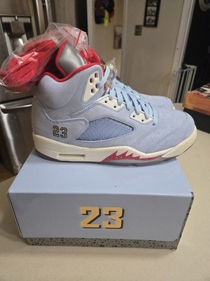 Size 7.5 - Trophy Room x Air Jordan 5 Retro Ice Blue BRAND NEW IN  554 Of 7000