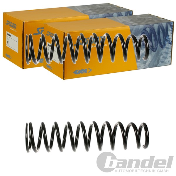 2X Spidan Fahrwerksfedern Vorne Passend FÜR Honda Civic Links+Rechts-image